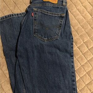 Levi's Men's Straight Dark Blue Denim Jeans